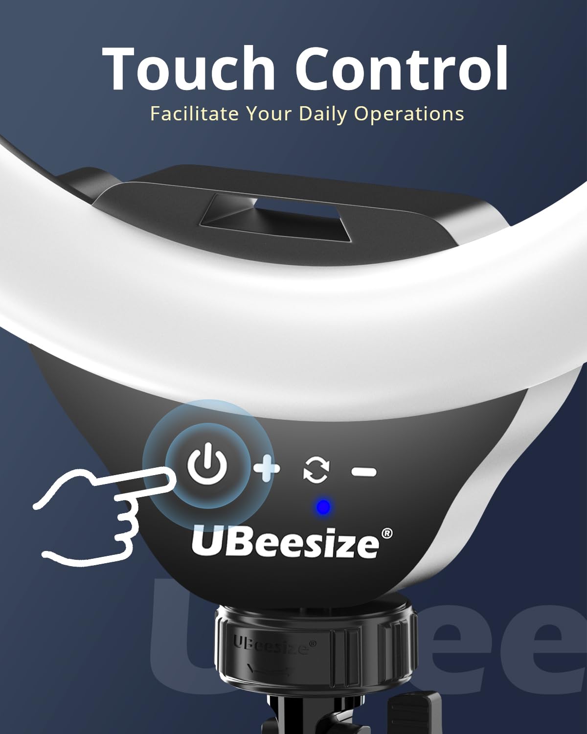 UBeesize 12'' LED Ring Light with 62'' Tripod Stand