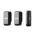 RØDE Wireless Micro - Compact Wireless Microphone Camera Kit, Two Mics with Camera Receiver, Smartphone Receiver, and Charge Case for Content Creation - USB-C, Black