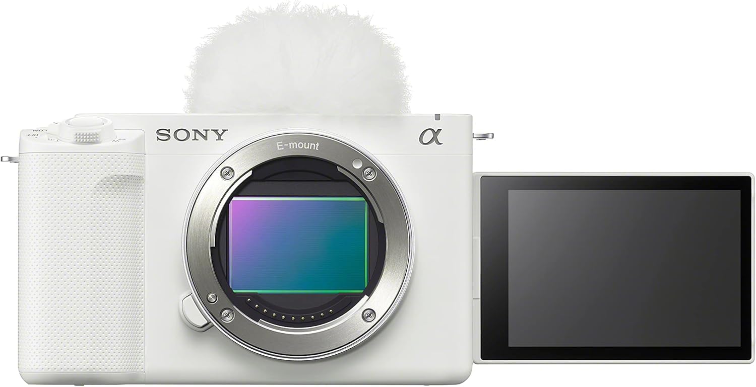 Sony Alpha ZV-E1 Full-Frame Interchangeable Lens Mirrorless Vlog Camera with 28-60mm Lens - Black Body