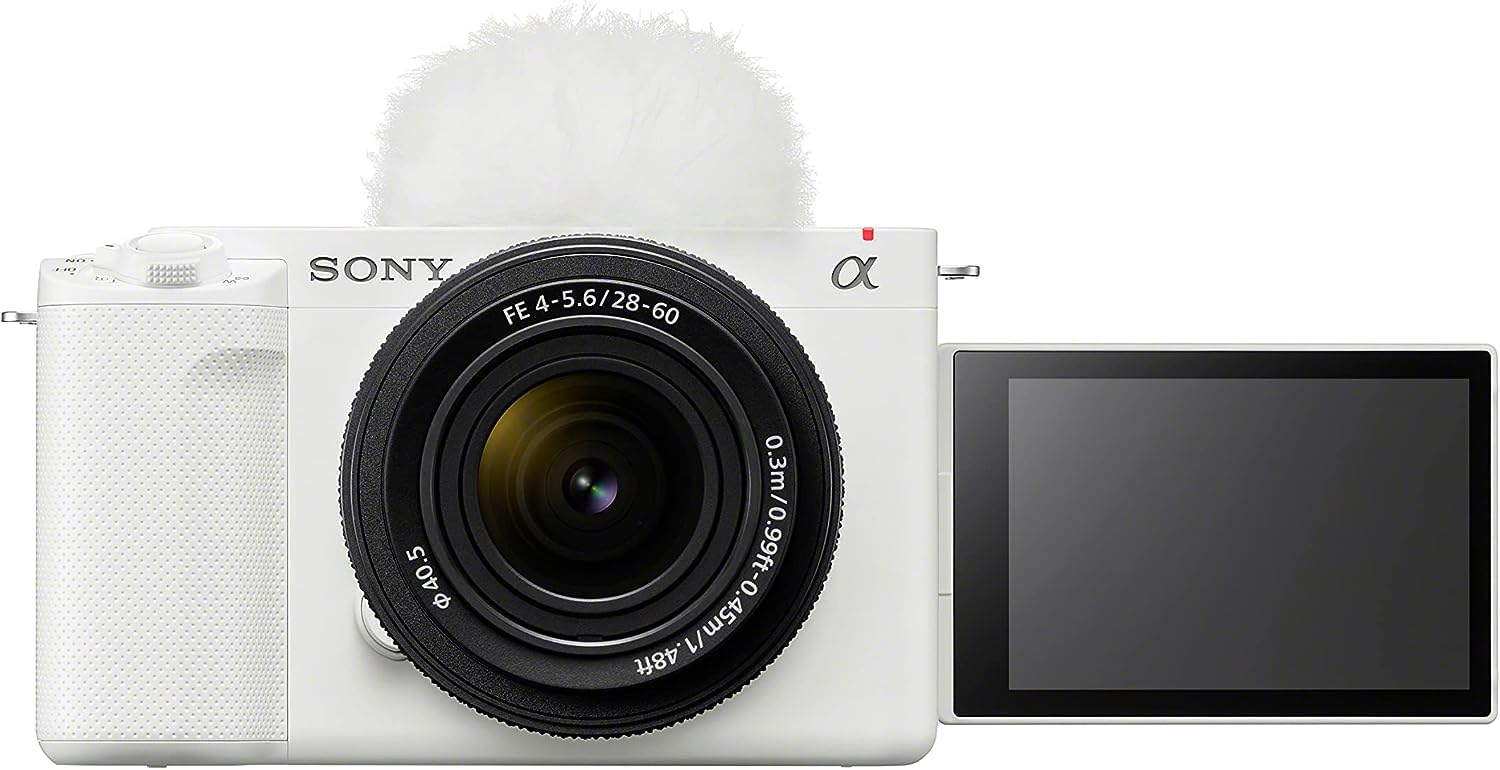 Sony Alpha ZV-E1 Full-Frame Interchangeable Lens Mirrorless Vlog Camera with 28-60mm Lens - Black Body