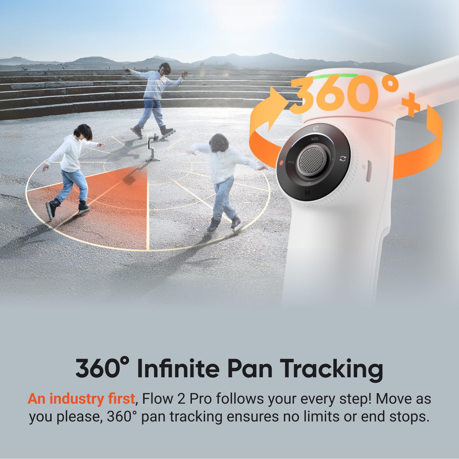 Insta360 Flow 2 Pro AI Tracker Bundle Grey