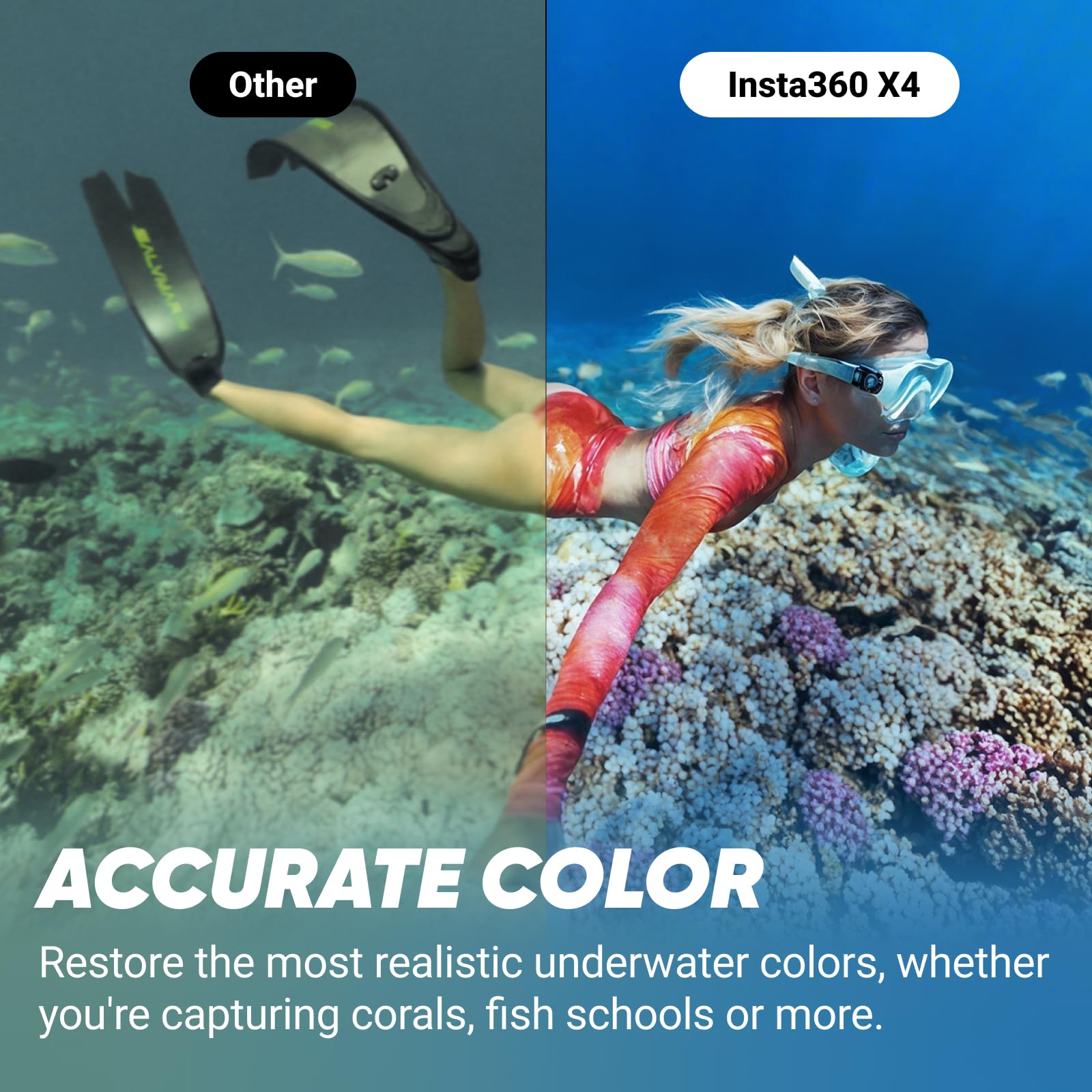 Insta360 X4 Standard Bundle - Waterproof 8K 360 Action Camera, 4K Wide-Angle Video, Invisible Selfie Stick Effect, Removable Lens Guards, 135 Min Battery Life, AI Editing, Stabilization