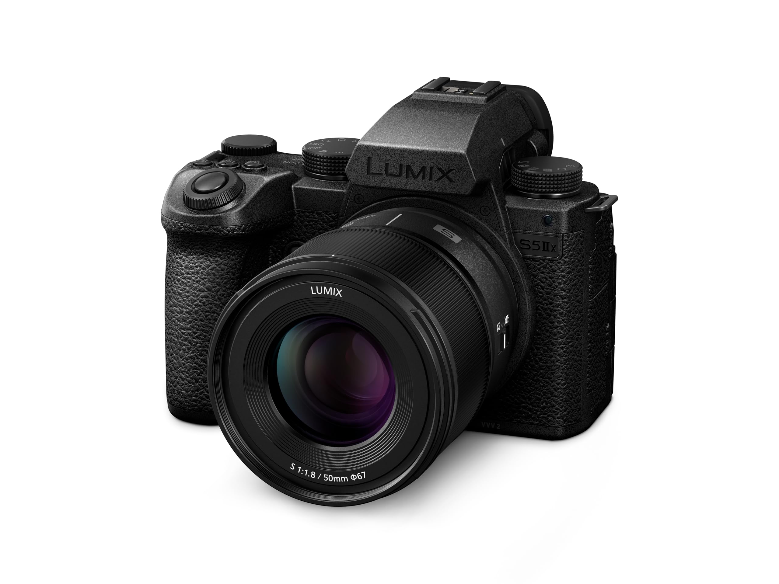 Panasonic LUMIX S5IIX Mirrorless Camera, 24.2MP Full Frame with Phase Hybrid AF, New Active I.S. Technology, 5.8K Pro-Res, RAW Over HDMI, IP Streaming - DC-S5M2XBODY