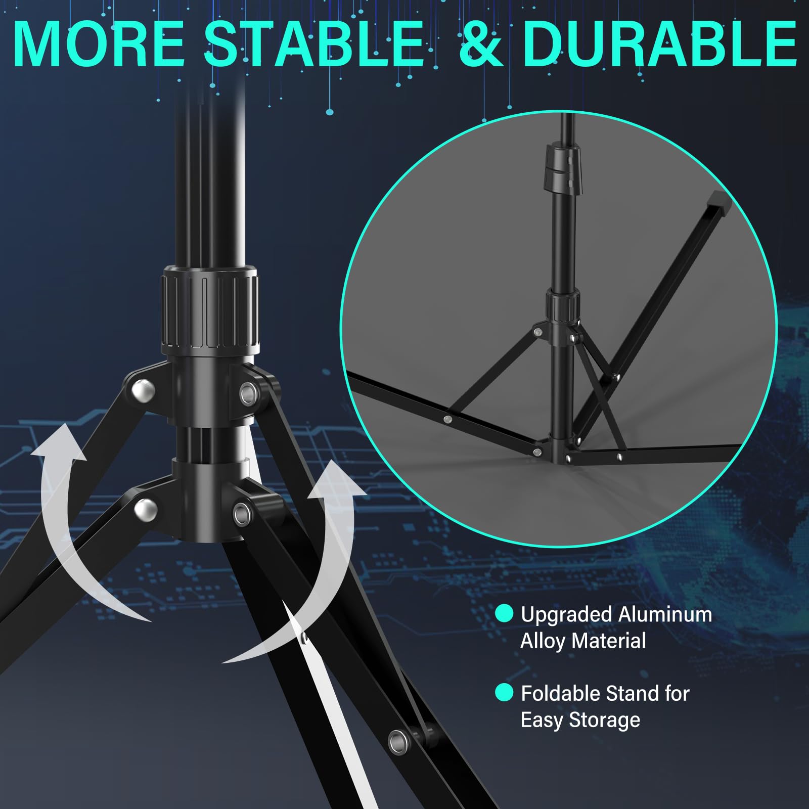 UBeesize 12'' LED Ring Light with 62'' Tripod Stand