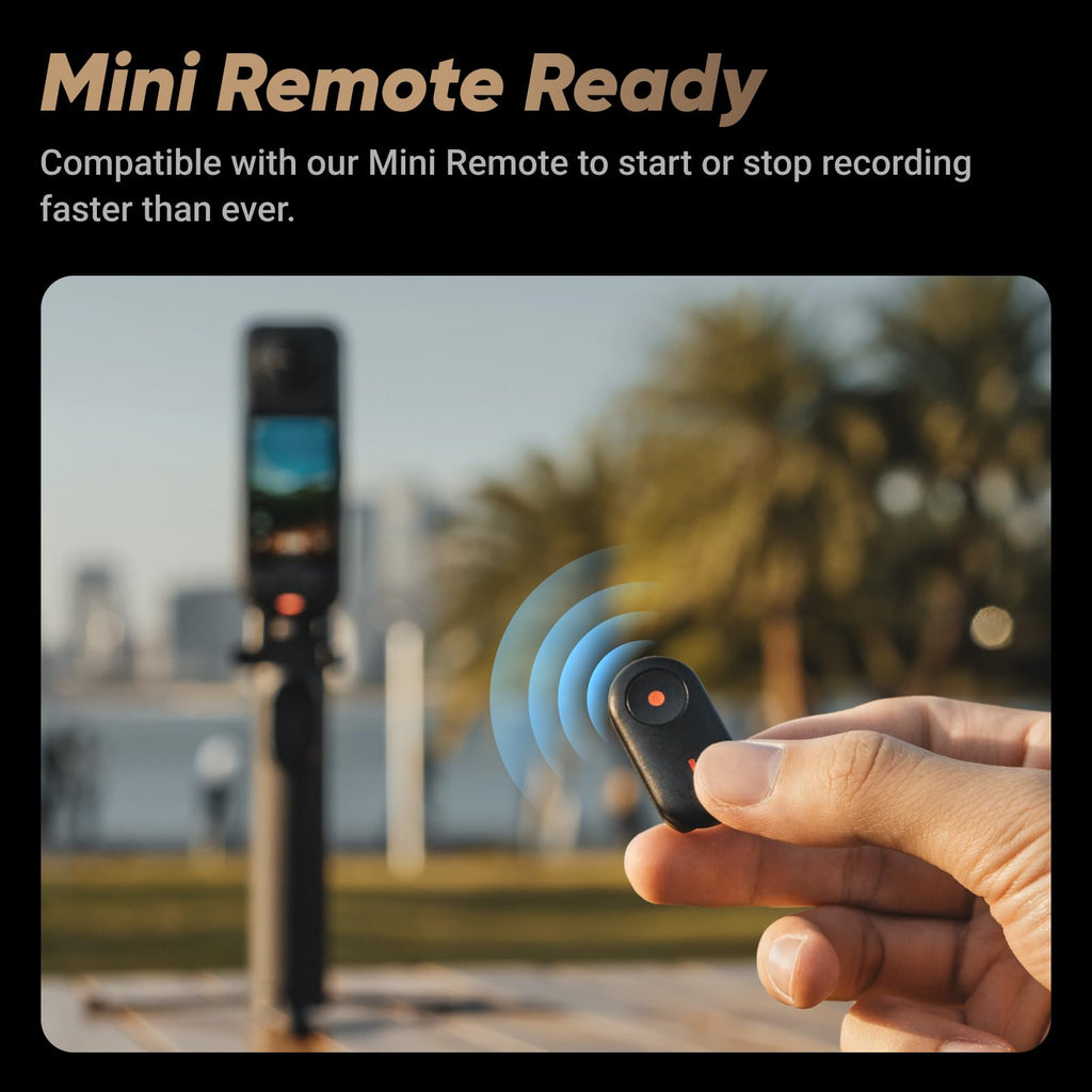 Insta360 X4 Standard Bundle - Waterproof 8K 360 Action Camera, 4K Wide-Angle Video, Invisible Selfie Stick Effect, Removable Lens Guards, 135 Min Battery Life, AI Editing, Stabilization