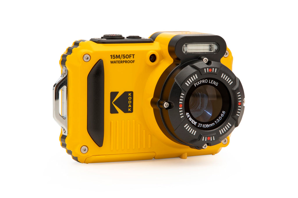 Kodak PIXPRO WPZ2 Waterproof Digital Camera, 16MP with 4X Optical Zoom, Shockproof, Dustproof, 1080p Video, Wi-Fi, Waterproof to 50ft, Blue