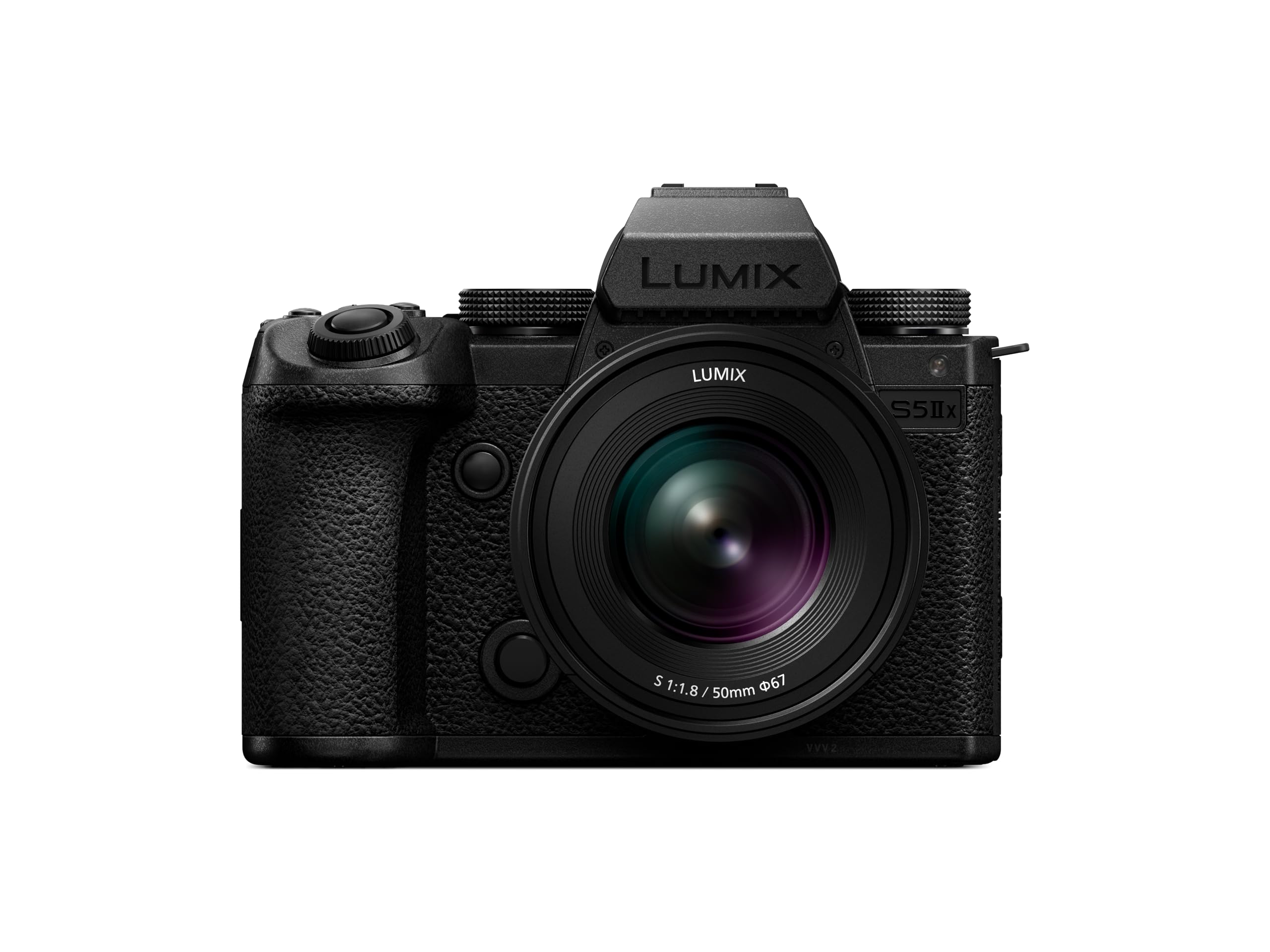 Panasonic LUMIX S5IIX Mirrorless Camera, 24.2MP Full Frame with Phase Hybrid AF, New Active I.S. Technology, 5.8K Pro-Res, RAW Over HDMI, IP Streaming - DC-S5M2XBODY