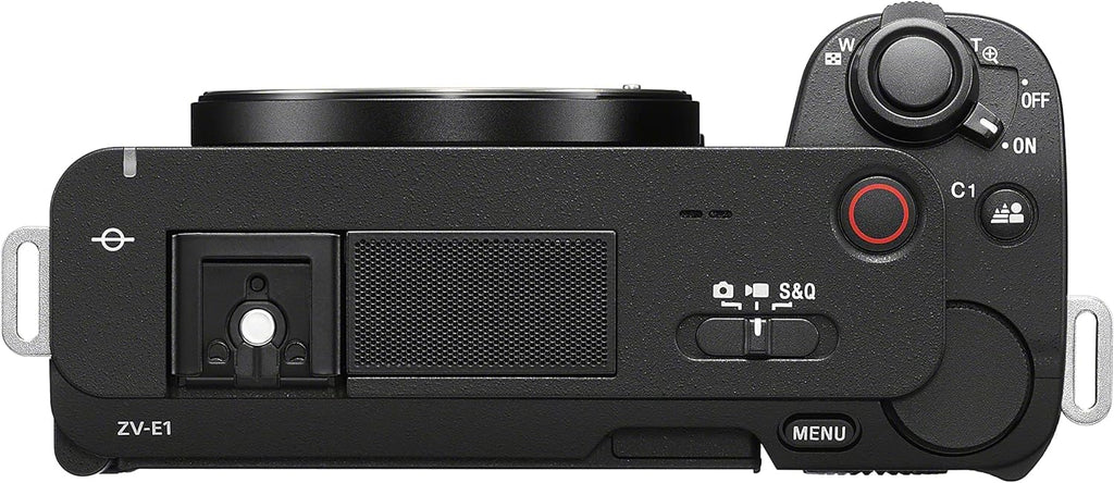 Sony Alpha ZV-E1 Full-Frame Interchangeable Lens Mirrorless Vlog Camera with 28-60mm Lens - Black Body