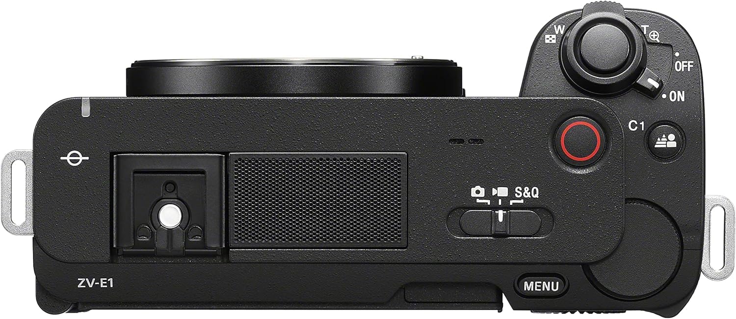 Sony Alpha ZV-E1 Full-Frame Interchangeable Lens Mirrorless Vlog Camera with 28-60mm Lens - Black Body
