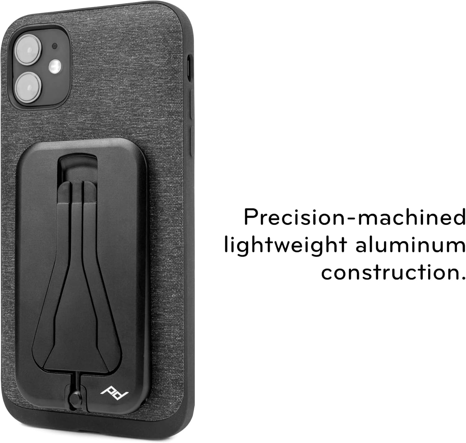 Peak Design Mobile Tripod, Black, Compact Design, Portable and Pocket Friendly, MagSafe Compatible, SlimLink Mounting, Use It as a 3-Legged Stand, Kickstand or Grip, Phone Tripod Stand