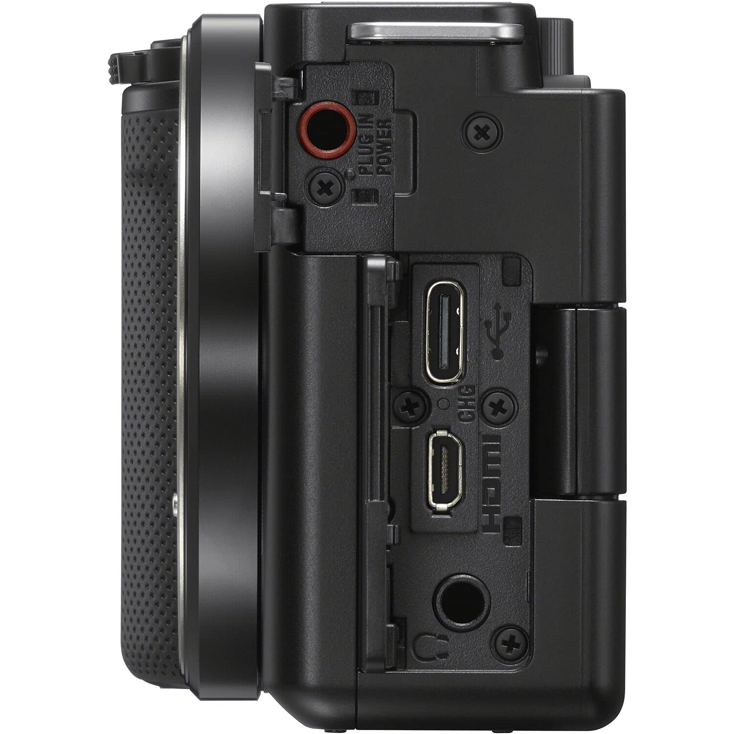 Sony ZV-E10 Mirrorless Camera Black with 16-50mm Power Zoom Lens (ILCZV-E10L) – 24.2 MP APS-C Sensor, 4K Video, Vari-Angle Screen w/ 64GB Memory Card, Bag, Card Reader and More