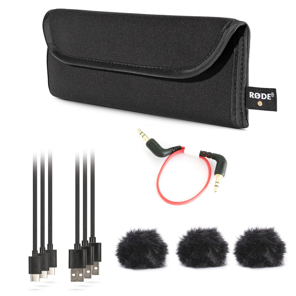 RØDE Wireless GO II Ultra-compact Dual-channel Wireless Microphone System with Built-in Microphones, On-board Recording and 200m Range for Filmmaking, Interviews and Content Creation