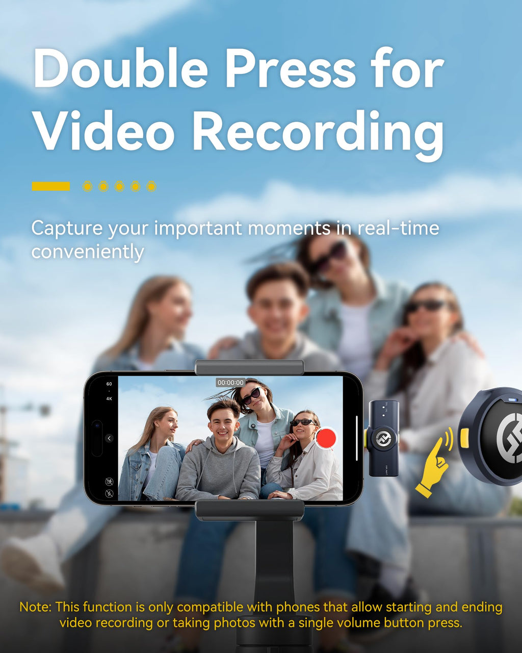 Hollyland Lark M2 Wireless Microphone for iPhone/Camera/Android/PC