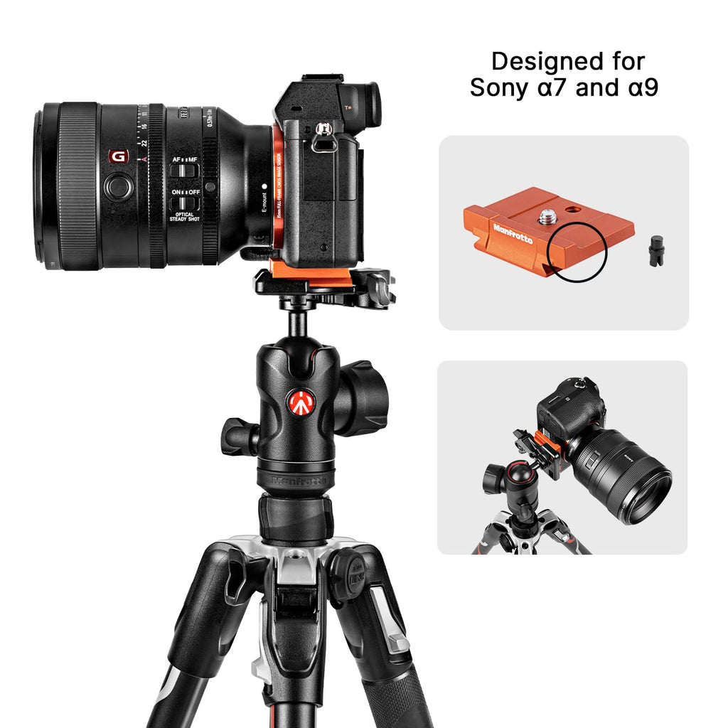 Manfrotto Befree Advanced Camera Tripod with Lever Closure, Portable and Compact Travel Tripod Kit with Ball Head, Aluminum Tripod for DSLR Reflex and Mirrorless Cameras, Camera Accessories