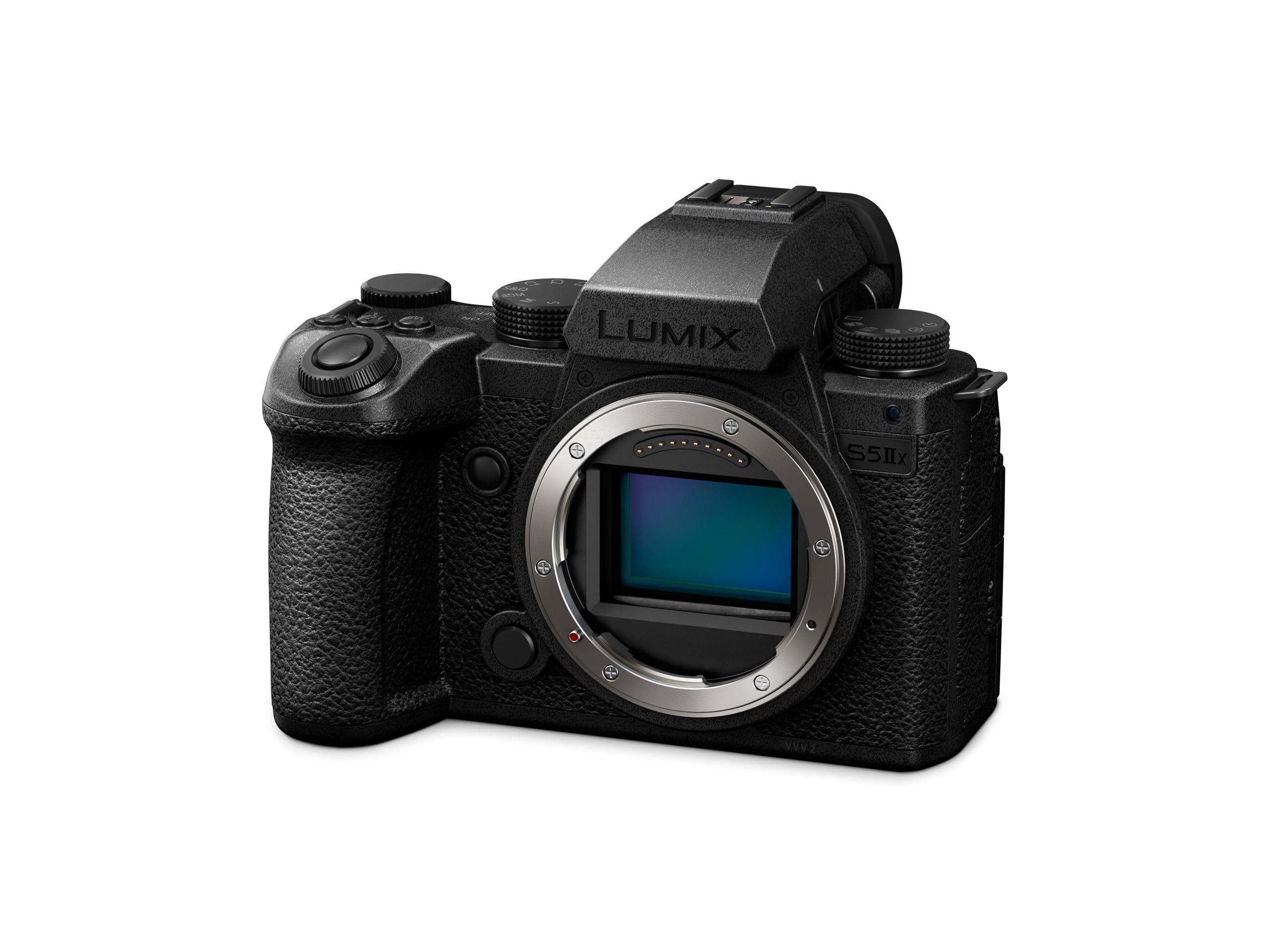 Panasonic LUMIX S5IIX Mirrorless Camera, 24.2MP Full Frame with Phase Hybrid AF, New Active I.S. Technology, 5.8K Pro-Res, RAW Over HDMI, IP Streaming - DC-S5M2XBODY