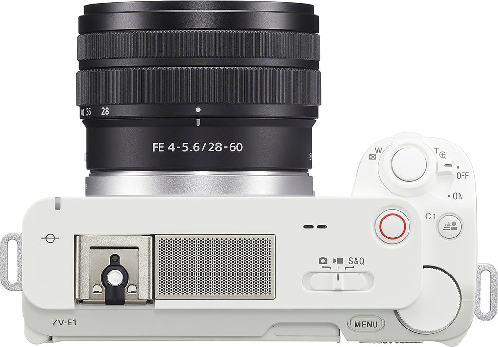 Sony Alpha ZV-E1 Full-Frame Interchangeable Lens Mirrorless Vlog Camera with 28-60mm Lens - Black Body