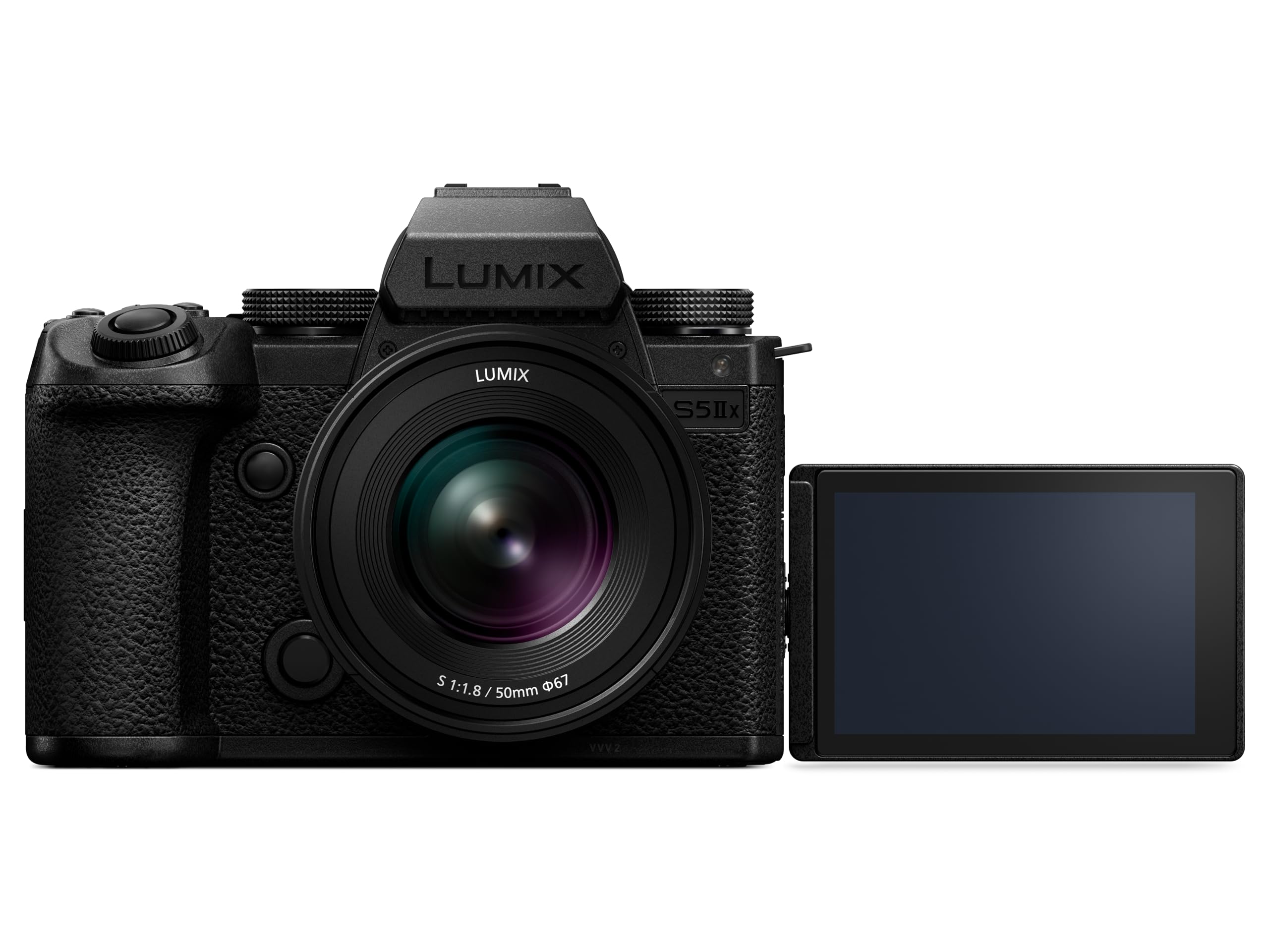 Panasonic LUMIX S5IIX Mirrorless Camera, 24.2MP Full Frame with Phase Hybrid AF, New Active I.S. Technology, 5.8K Pro-Res, RAW Over HDMI, IP Streaming - DC-S5M2XBODY