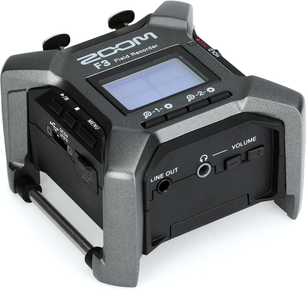 Zoom F3 Professional Field Recorder for Filmmakers & Musicians