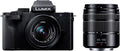 Panasonic LUMIX G100 4k Mirrorless Camera for Photo and Video, Micro Four Thirds Interchangeable Lens System, 12-32mm + 40-150mm Lenses, 5-Axis Hybrid I.S., DC-G100DW/W (Black)