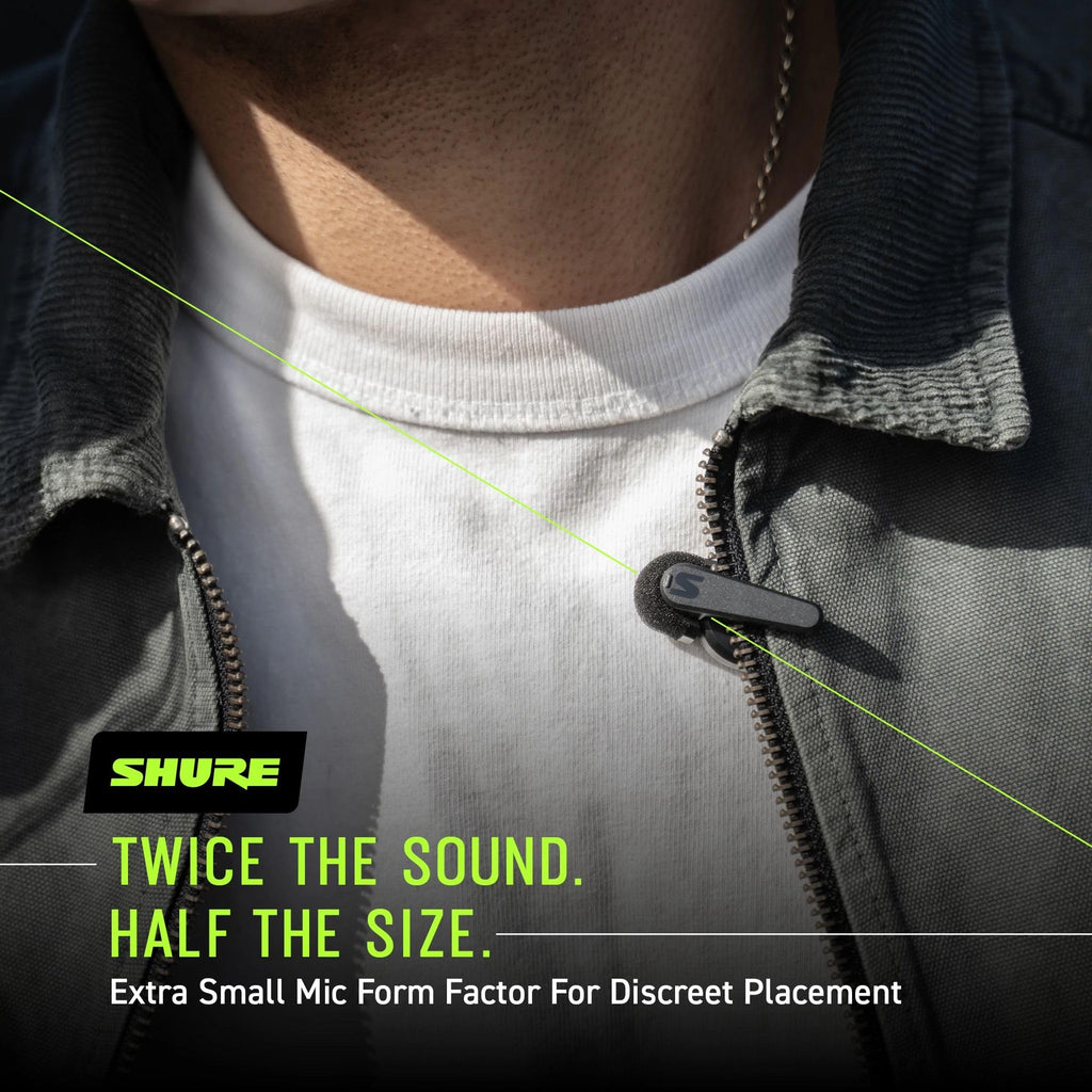 Shure MoveMic Two Kit, Pro Wireless Lavalier Microphones with Camera Receiver for DSLR