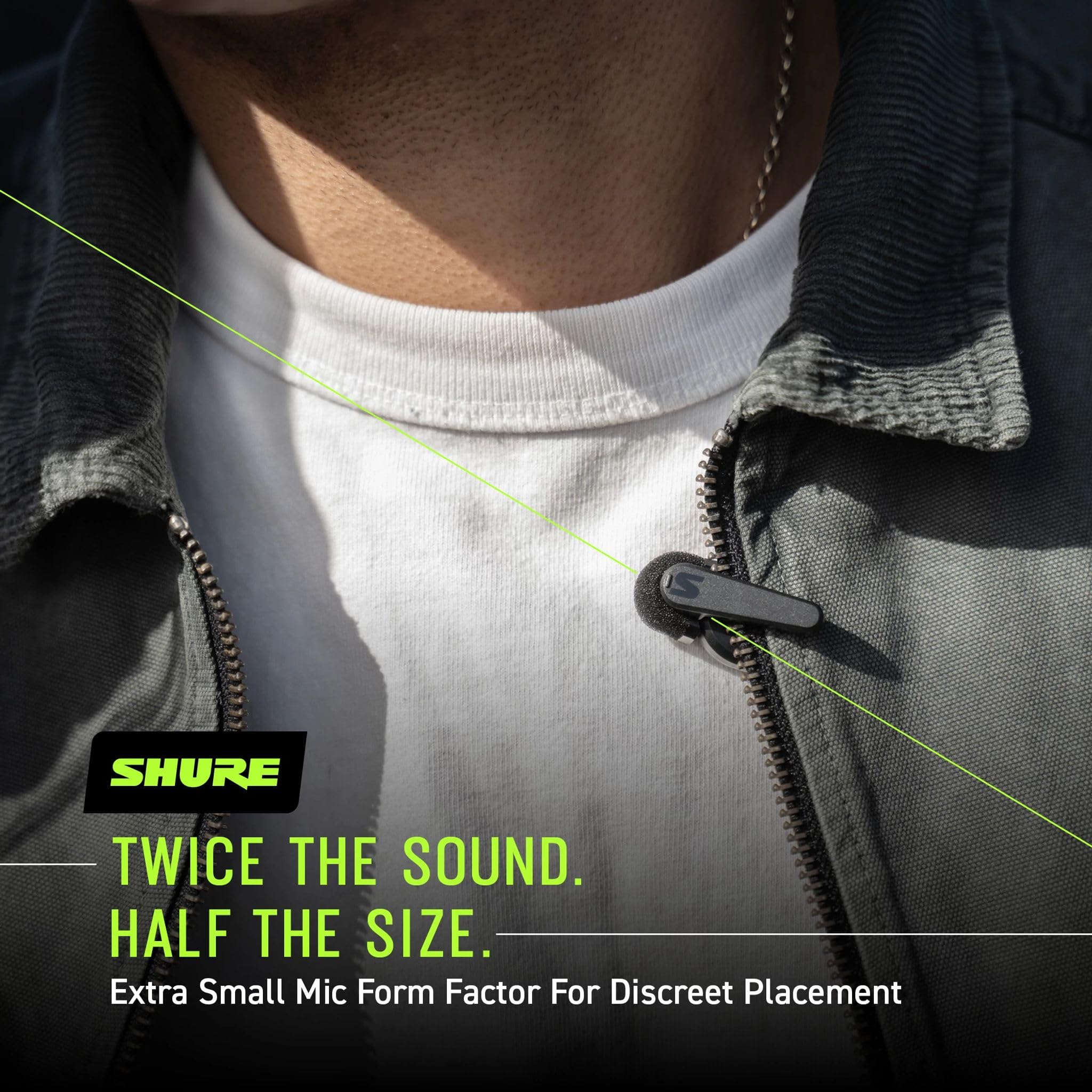 Shure MoveMic Two Kit, Pro Wireless Lavalier Microphones with Camera Receiver for DSLR