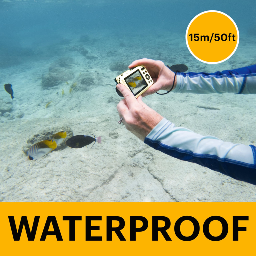 Kodak PIXPRO WPZ2 Waterproof Digital Camera, 16MP with 4X Optical Zoom, Shockproof, Dustproof, 1080p Video, Wi-Fi, Waterproof to 50ft, Blue